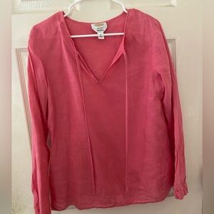 Talbots Irish Linen Top Size Medium